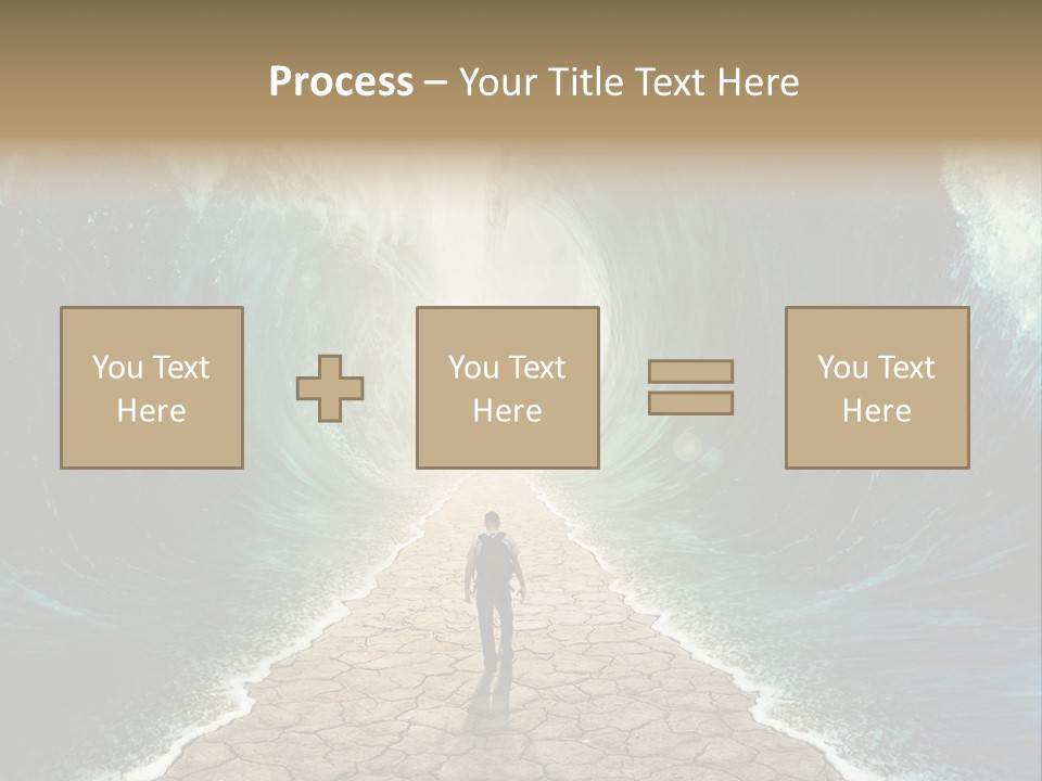 Swim Travel Abstract PowerPoint Template