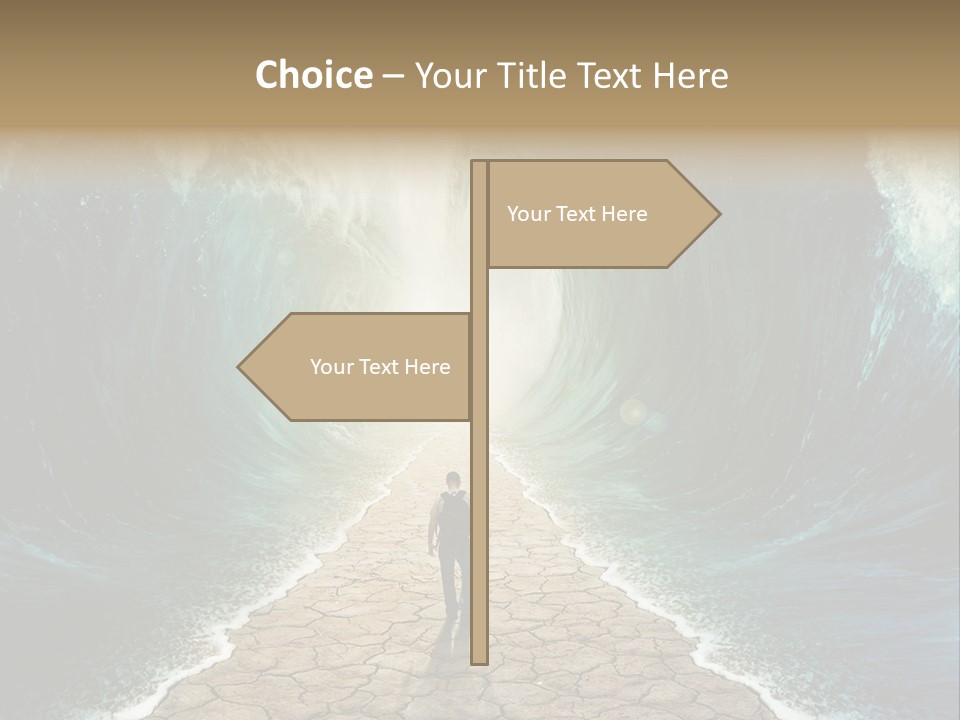 Swim Travel Abstract PowerPoint Template