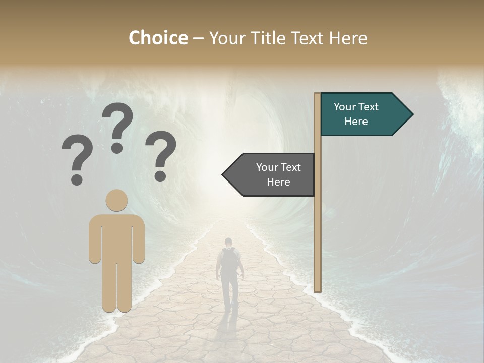 Swim Travel Abstract PowerPoint Template