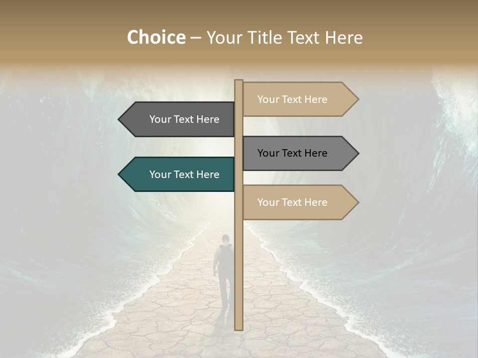 Swim Travel Abstract PowerPoint Template