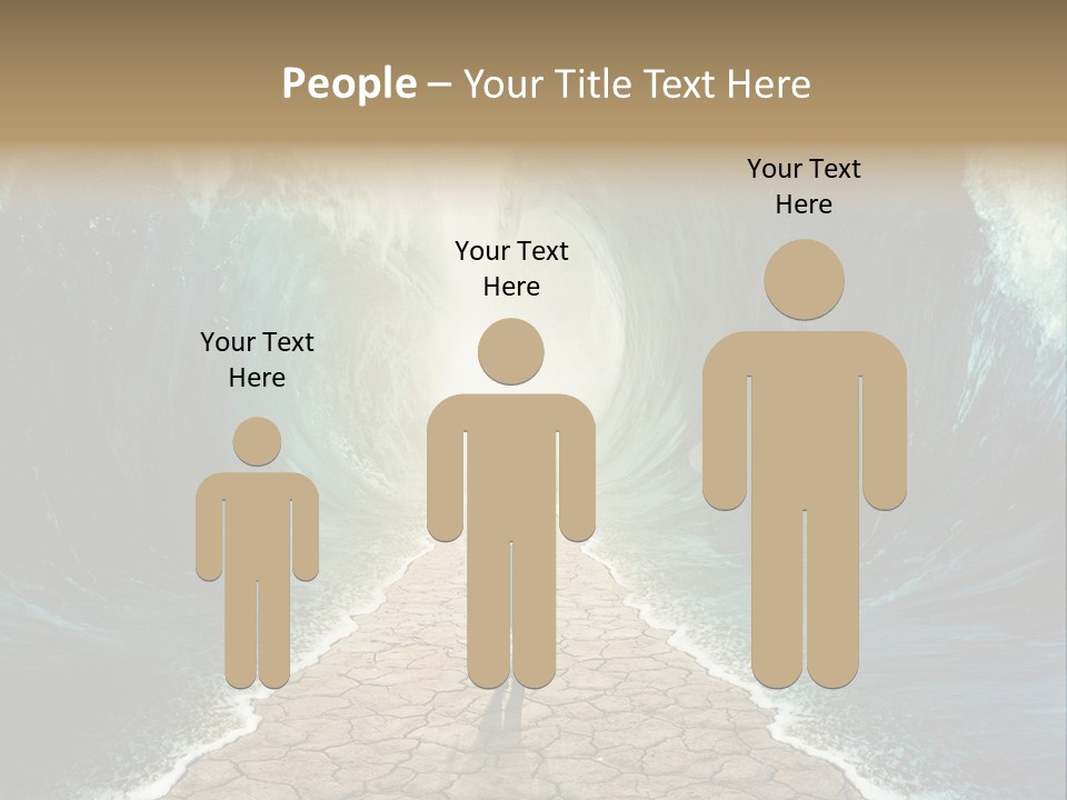 Swim Travel Abstract PowerPoint Template