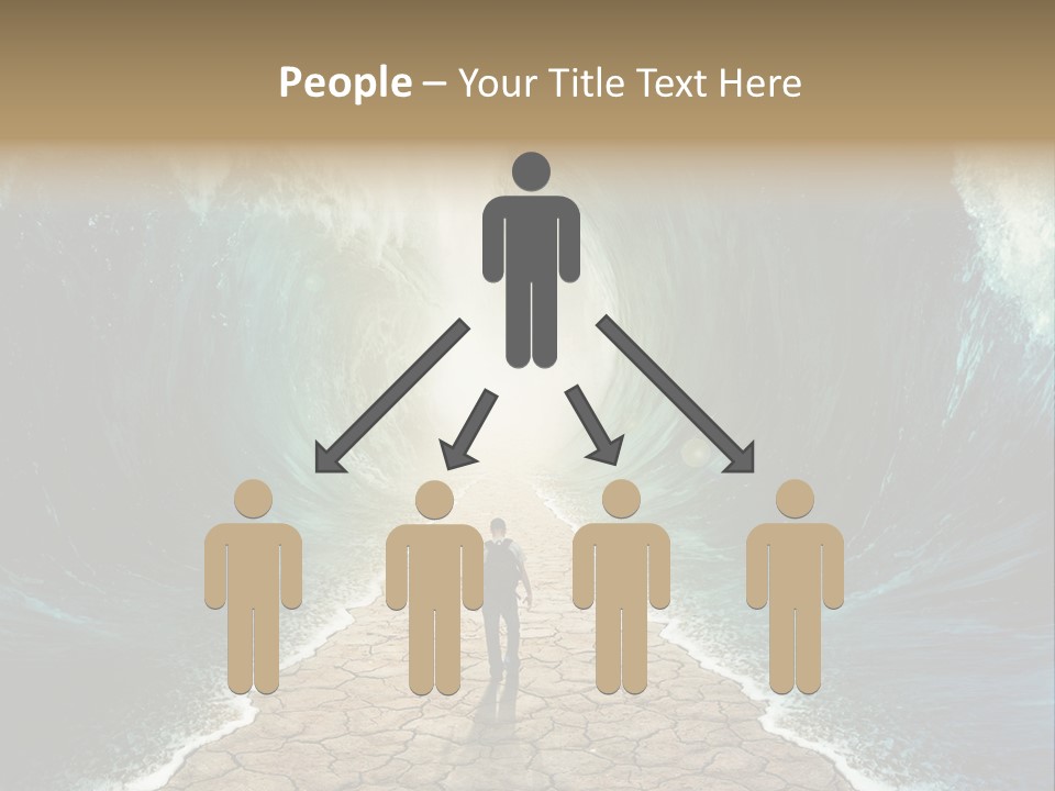 Swim Travel Abstract PowerPoint Template