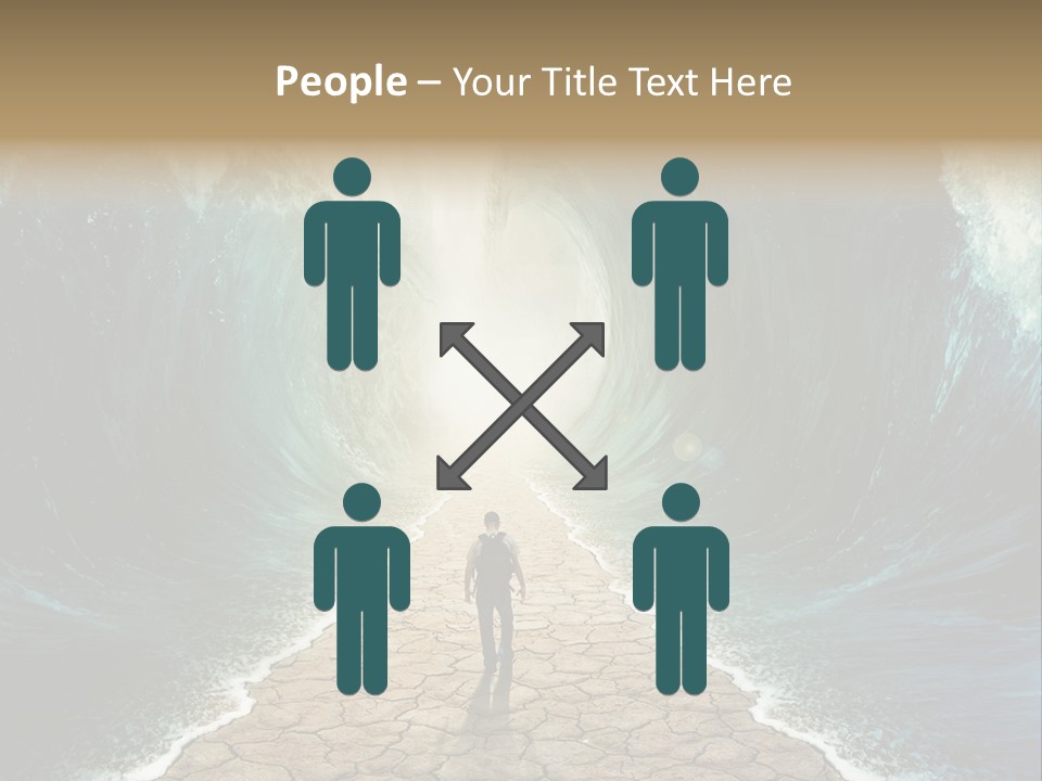 Swim Travel Abstract PowerPoint Template