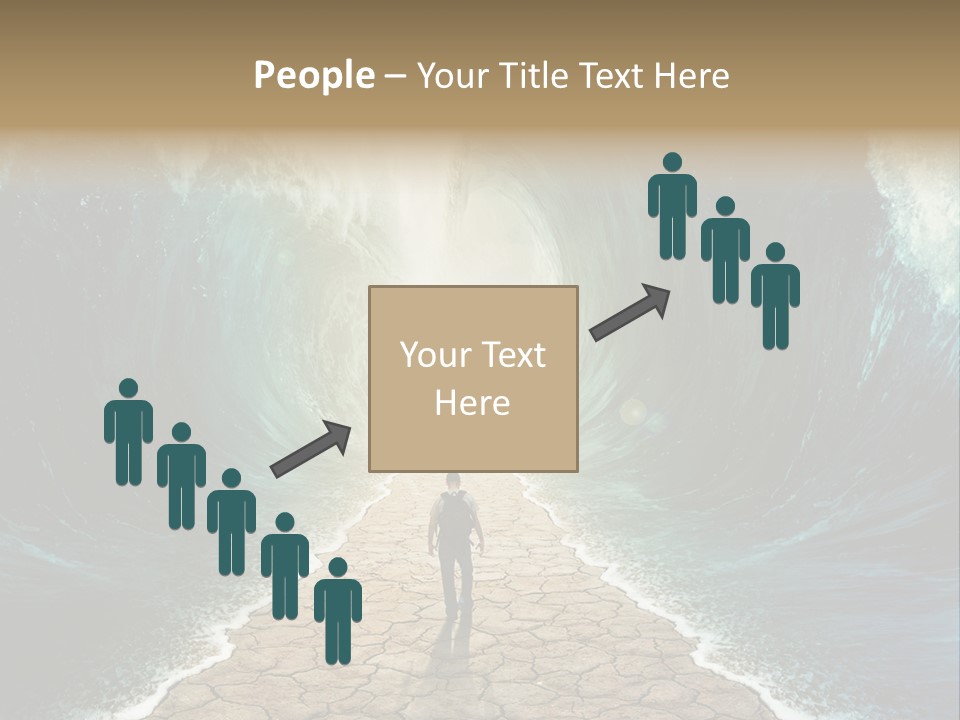 Swim Travel Abstract PowerPoint Template