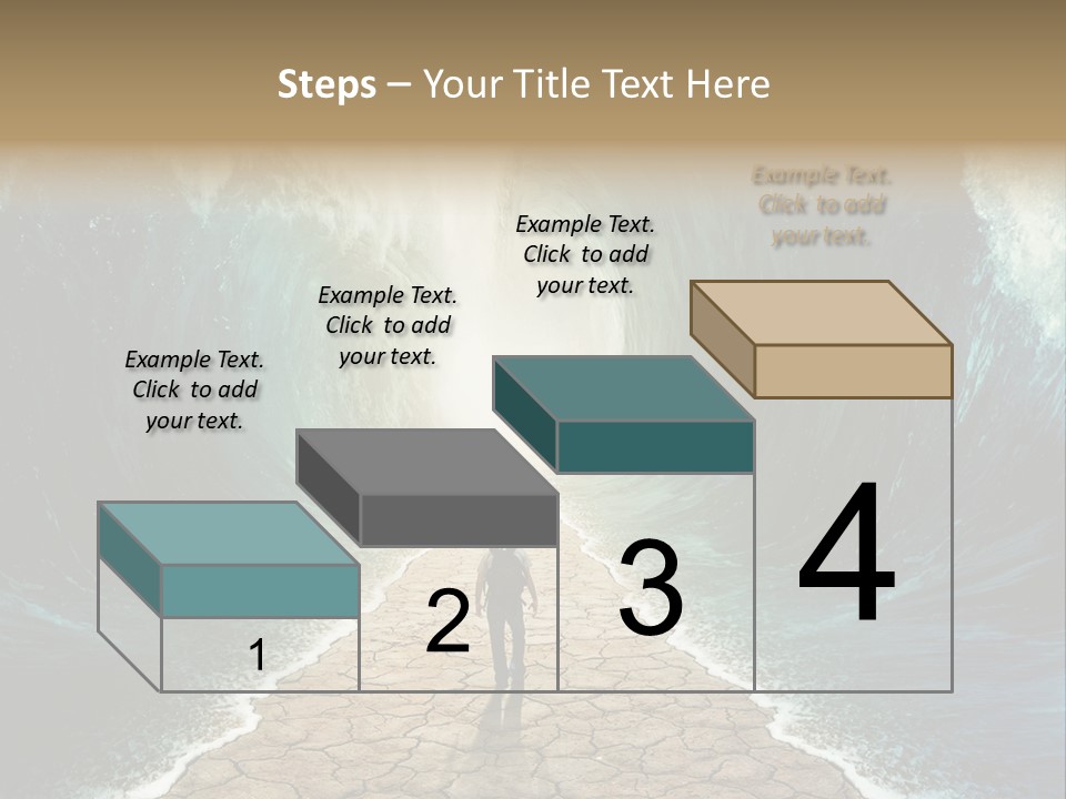 Swim Travel Abstract PowerPoint Template