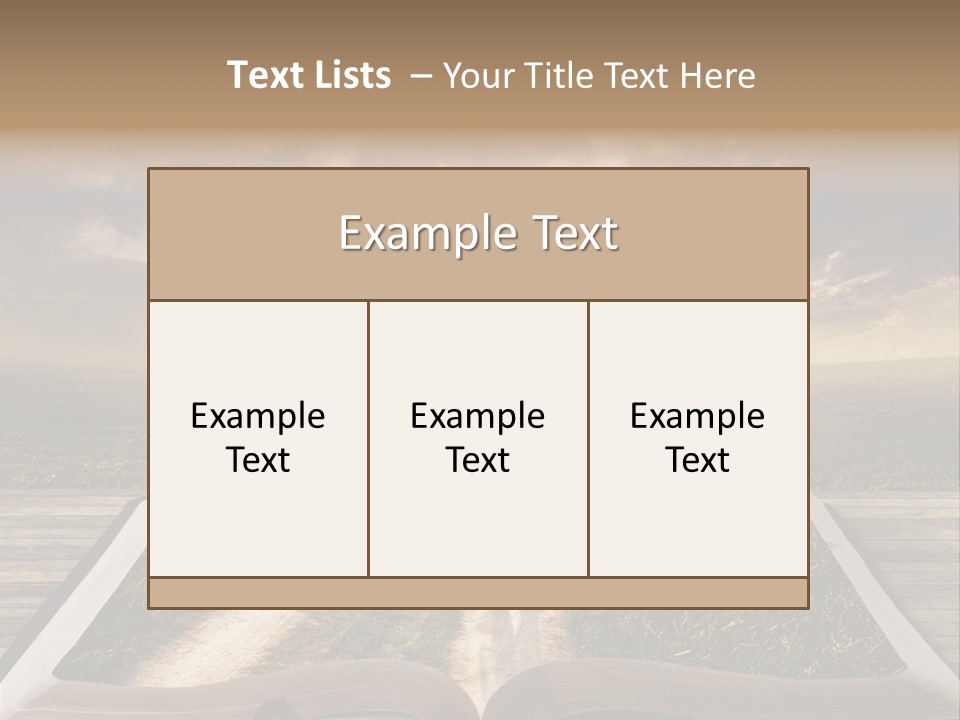 Bright Read Sunset PowerPoint Template