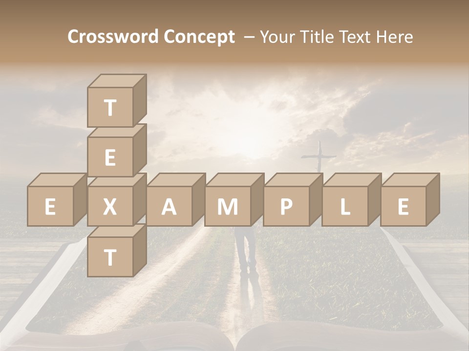 Bright Read Sunset PowerPoint Template