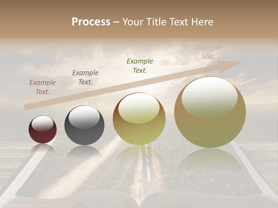 Bright Read Sunset PowerPoint Template