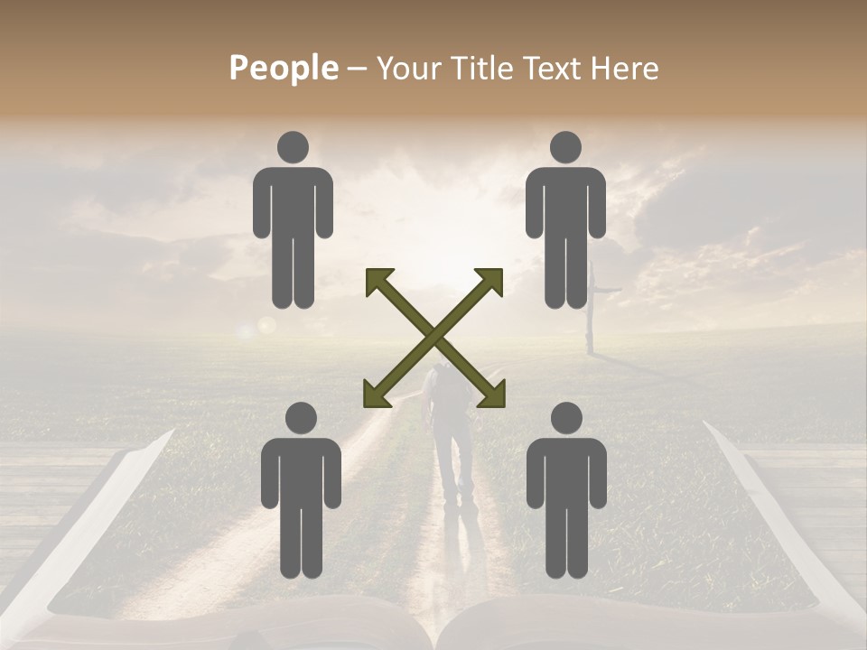 Bright Read Sunset PowerPoint Template