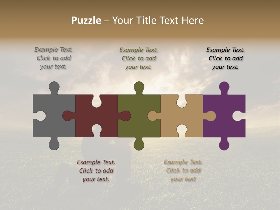 Spirit Dramatic Sunrise PowerPoint Template