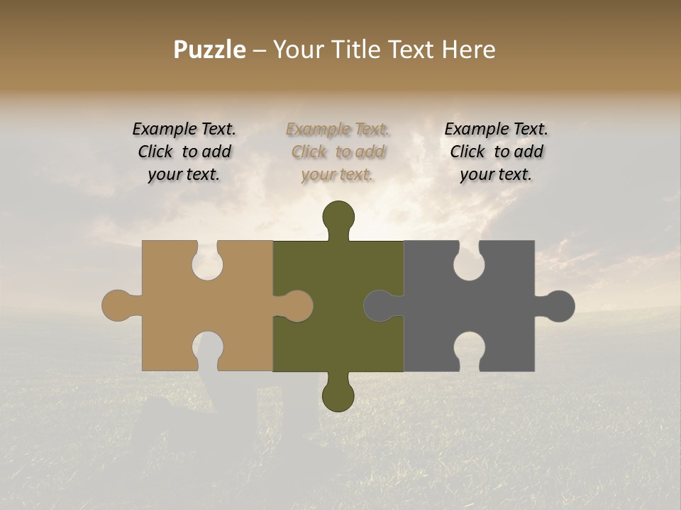 Spirit Dramatic Sunrise PowerPoint Template