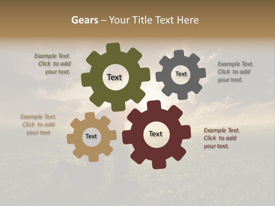 Spirit Dramatic Sunrise PowerPoint Template