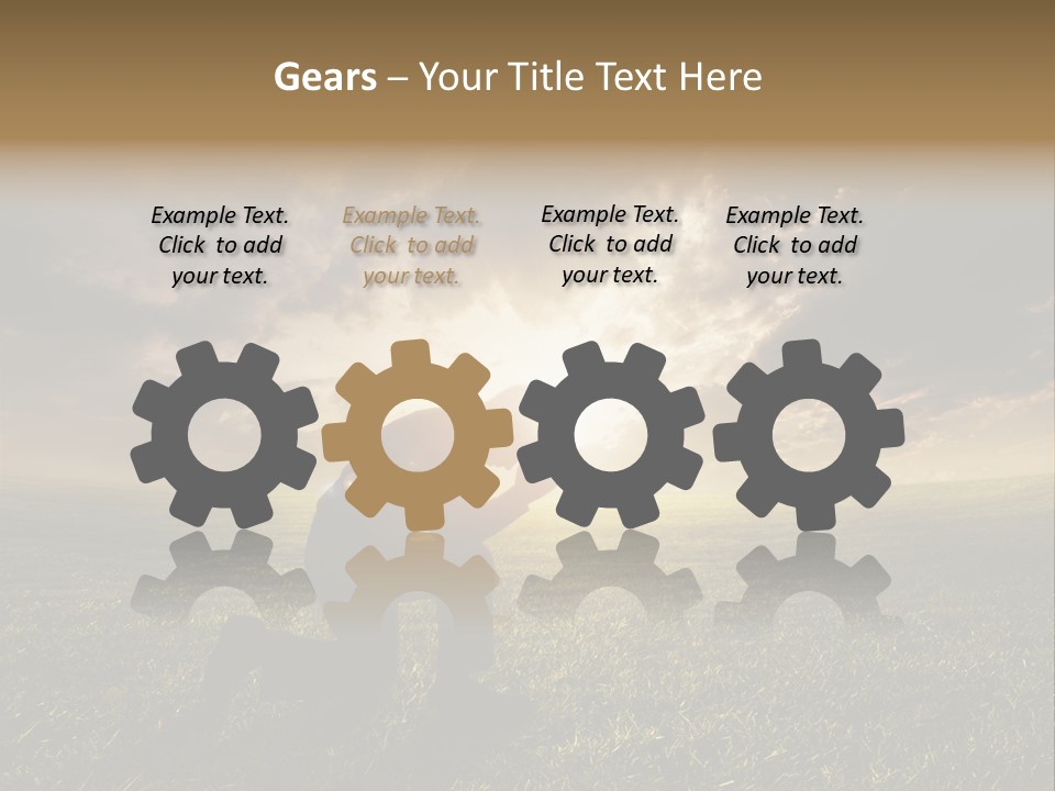 Spirit Dramatic Sunrise PowerPoint Template