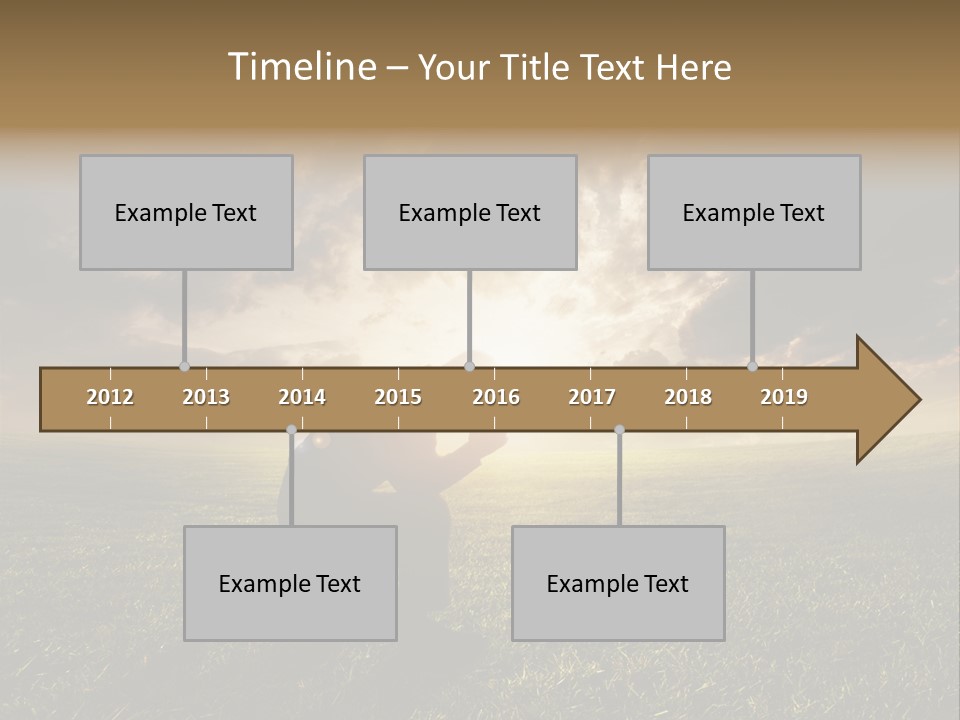 Spirit Dramatic Sunrise PowerPoint Template