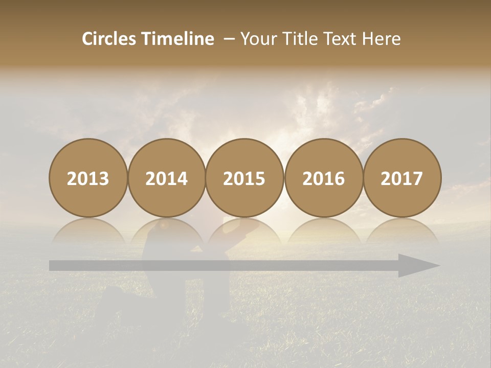 Spirit Dramatic Sunrise PowerPoint Template