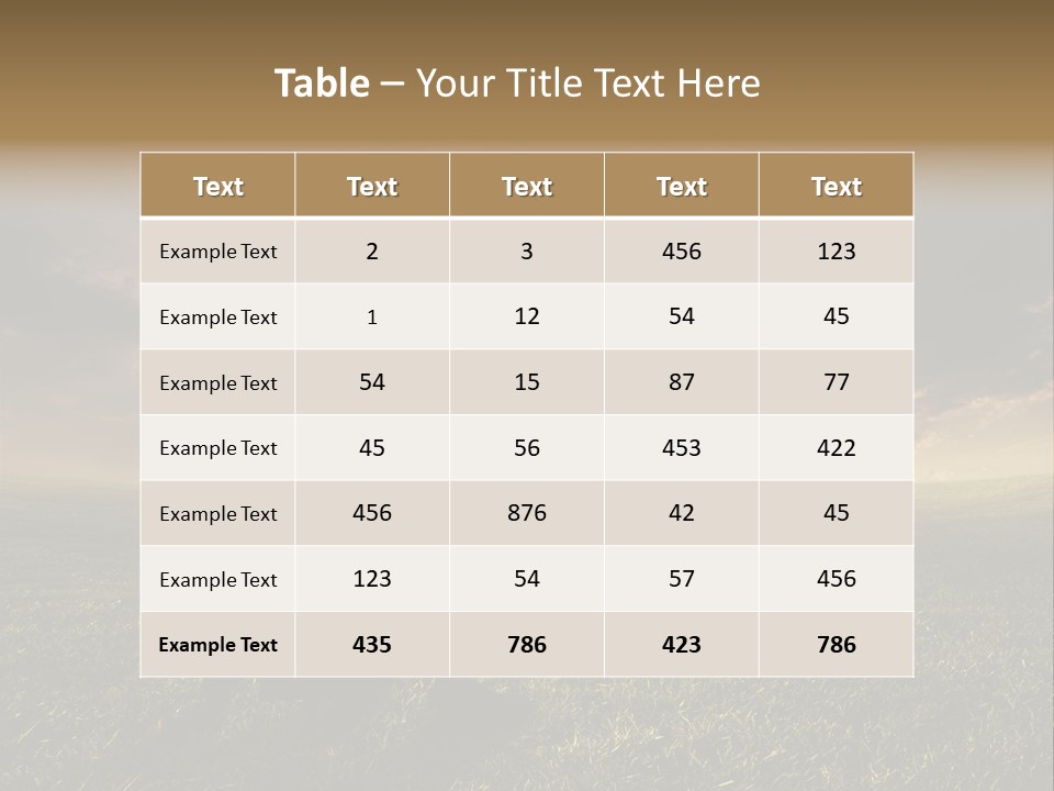 Spirit Dramatic Sunrise PowerPoint Template