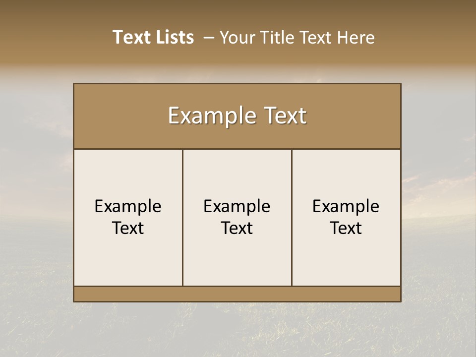 Spirit Dramatic Sunrise PowerPoint Template