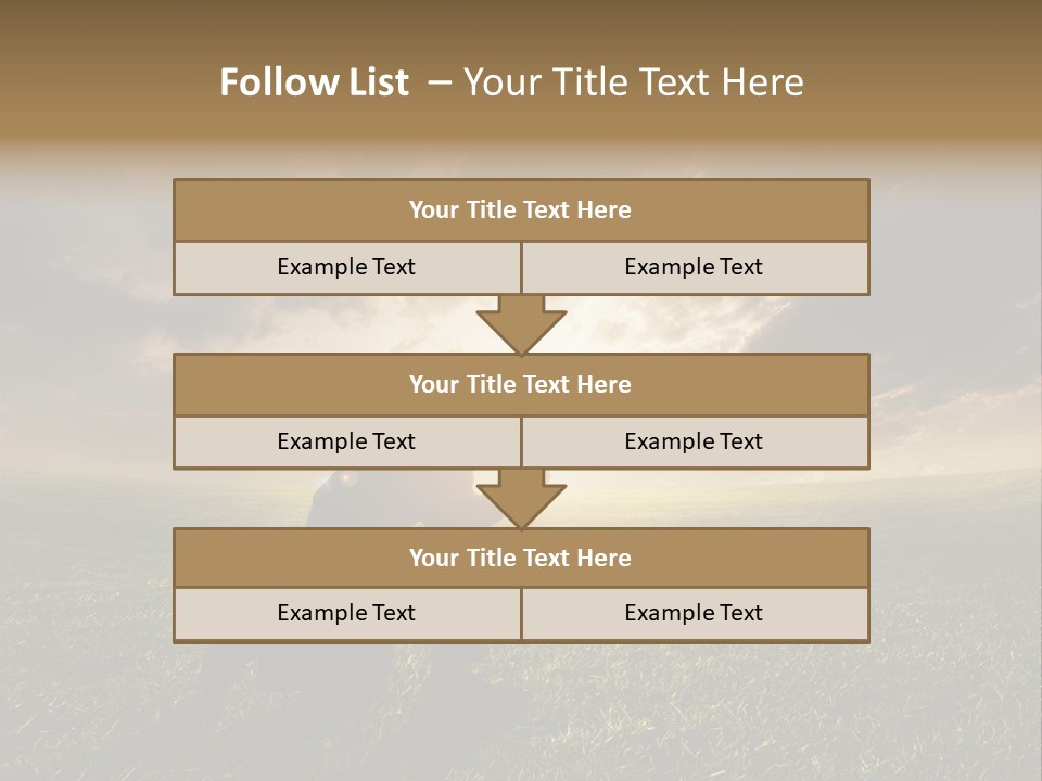 Spirit Dramatic Sunrise PowerPoint Template
