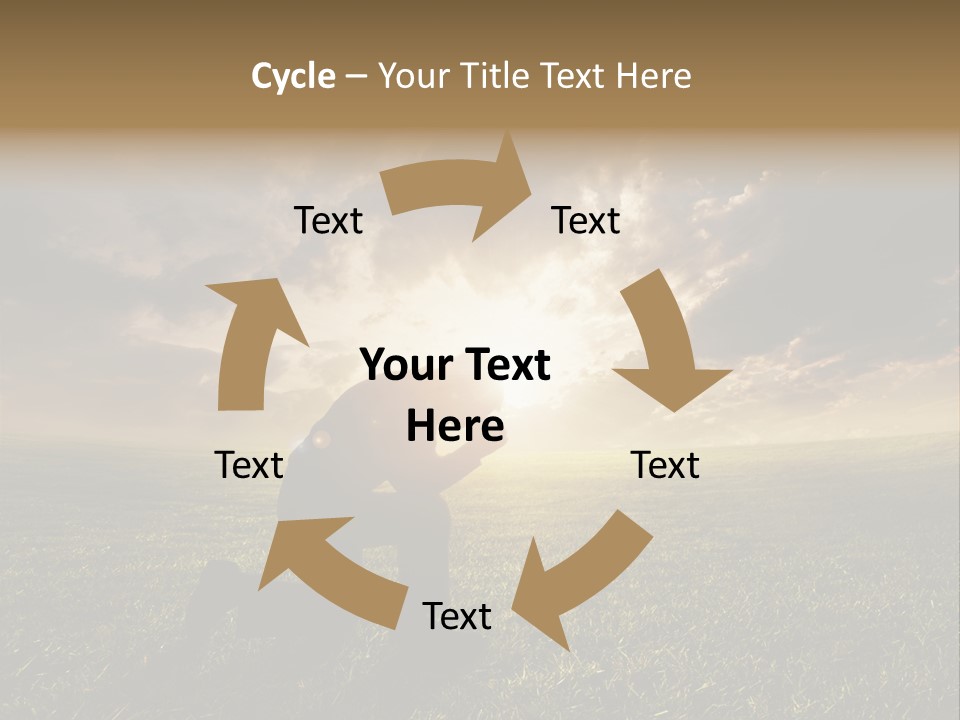 Spirit Dramatic Sunrise PowerPoint Template