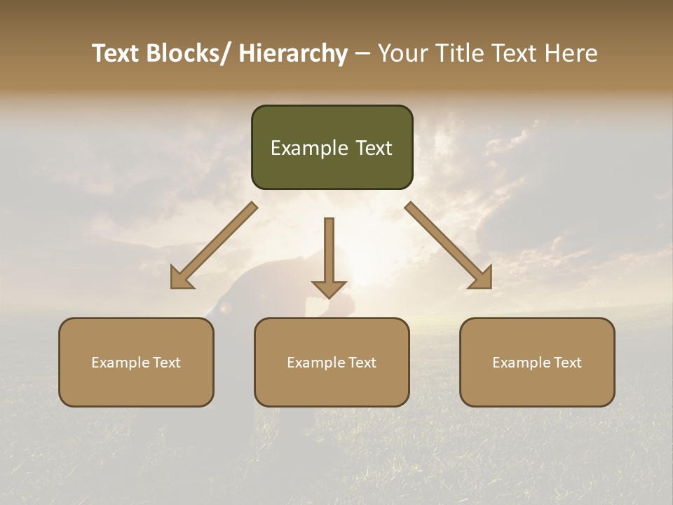 Spirit Dramatic Sunrise PowerPoint Template