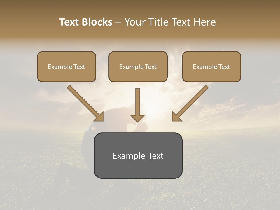 Spirit Dramatic Sunrise PowerPoint Template