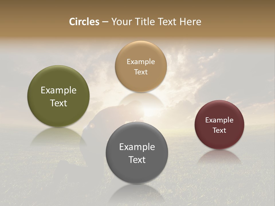 Spirit Dramatic Sunrise PowerPoint Template