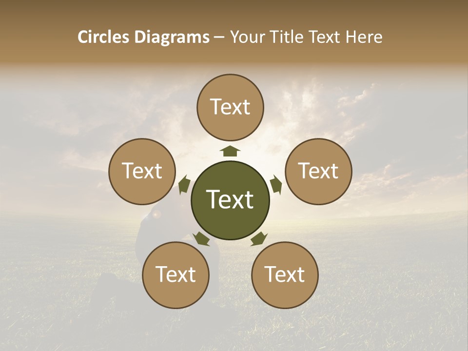 Spirit Dramatic Sunrise PowerPoint Template