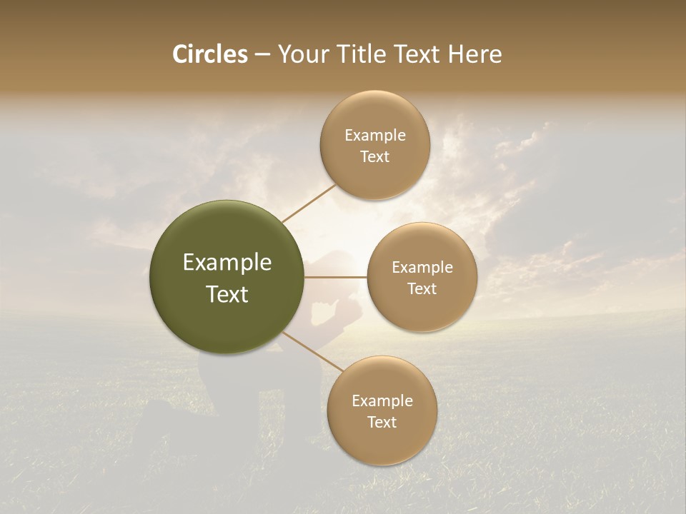 Spirit Dramatic Sunrise PowerPoint Template