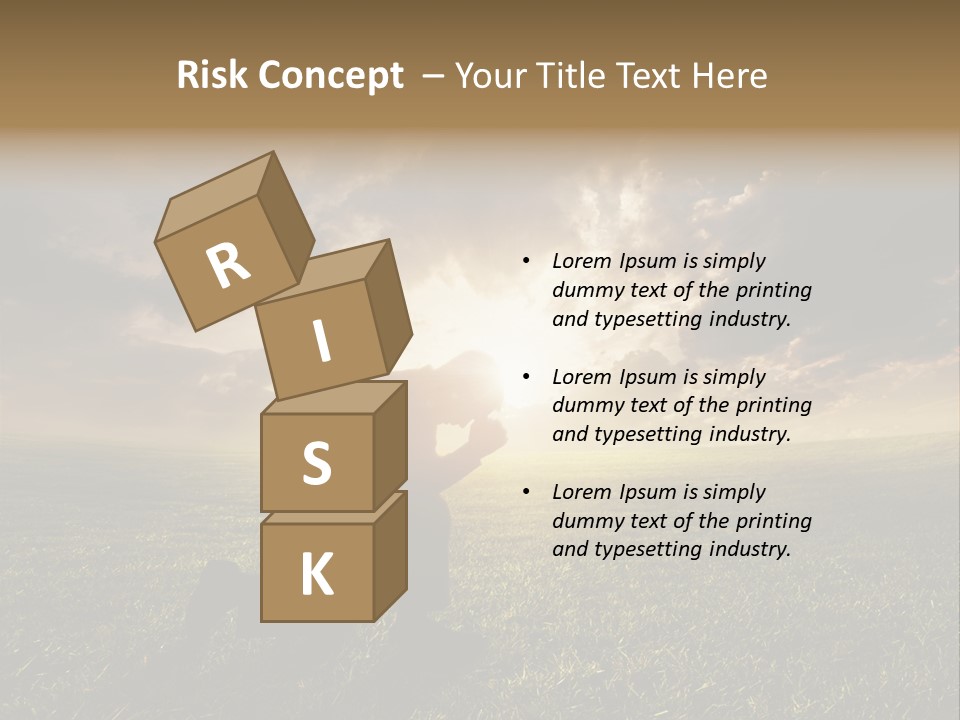 Spirit Dramatic Sunrise PowerPoint Template