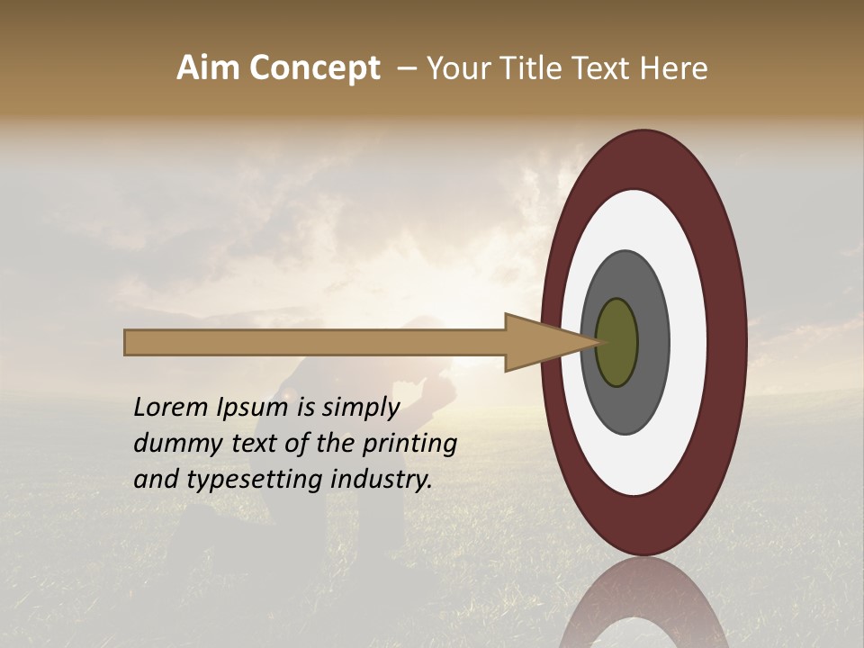 Spirit Dramatic Sunrise PowerPoint Template