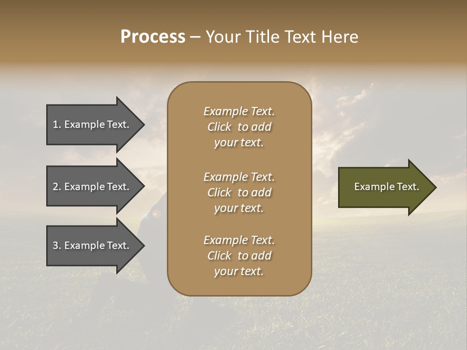 Spirit Dramatic Sunrise PowerPoint Template
