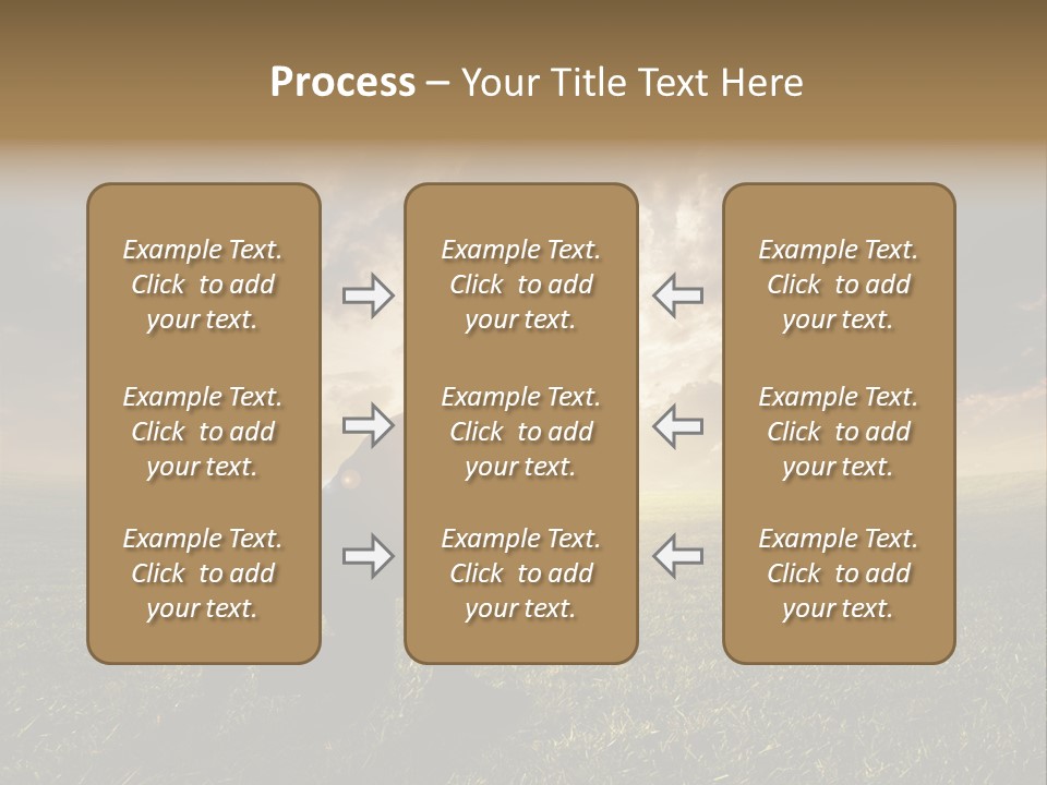 Spirit Dramatic Sunrise PowerPoint Template