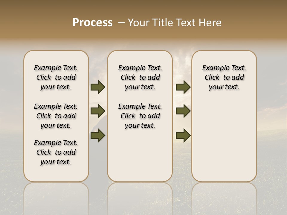 Spirit Dramatic Sunrise PowerPoint Template