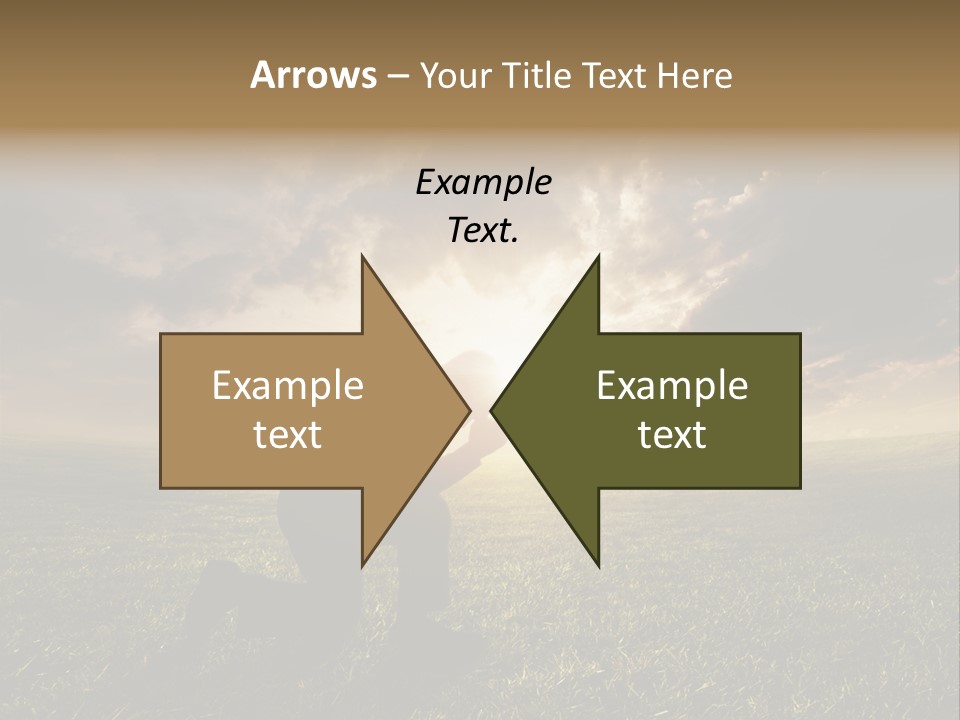 Spirit Dramatic Sunrise PowerPoint Template