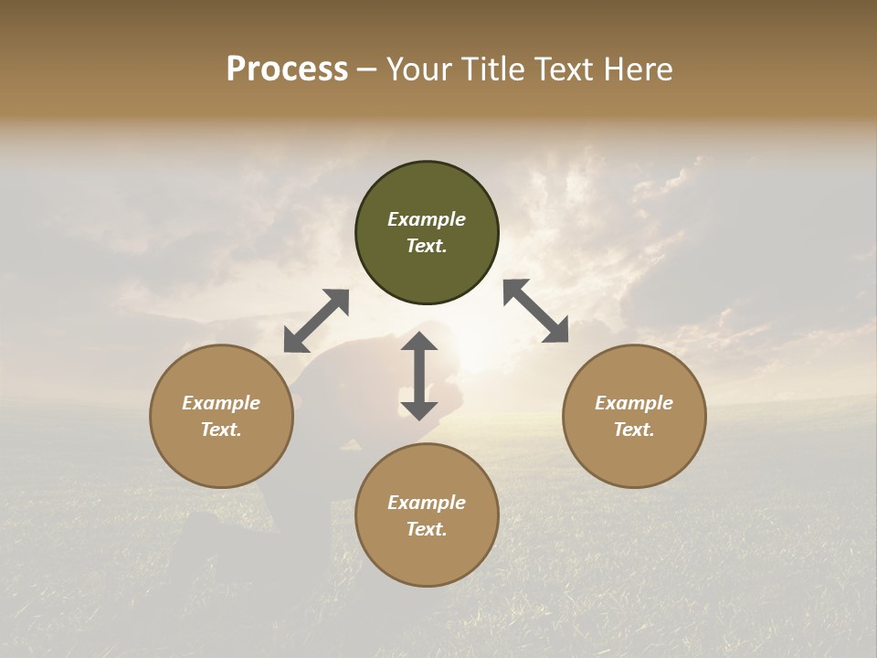 Spirit Dramatic Sunrise PowerPoint Template