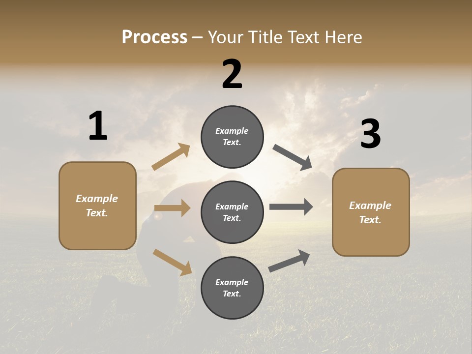 Spirit Dramatic Sunrise PowerPoint Template