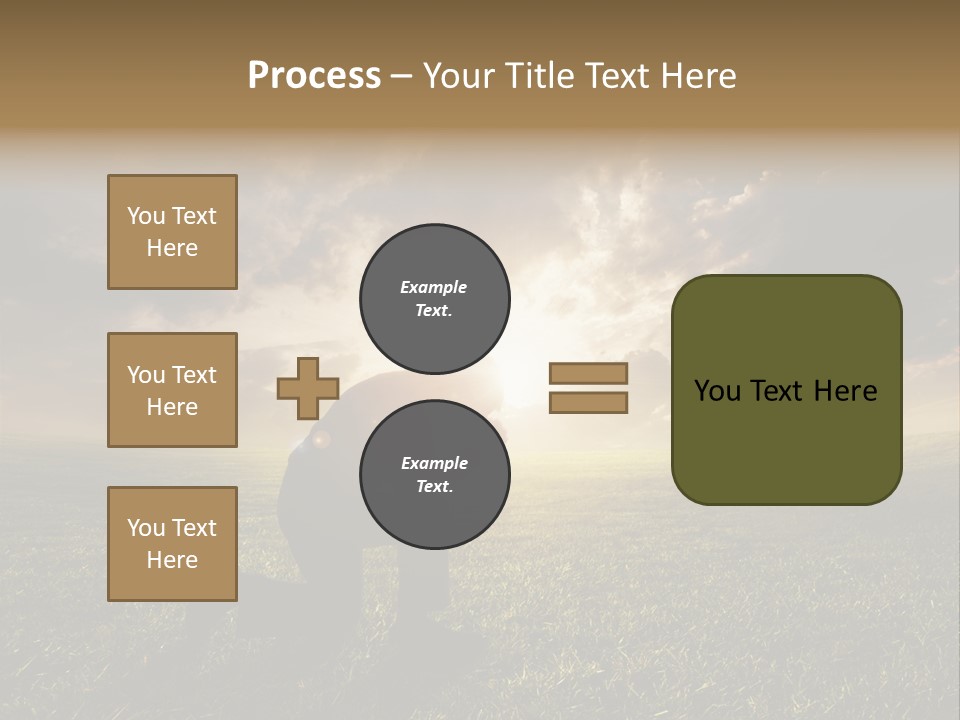 Spirit Dramatic Sunrise PowerPoint Template
