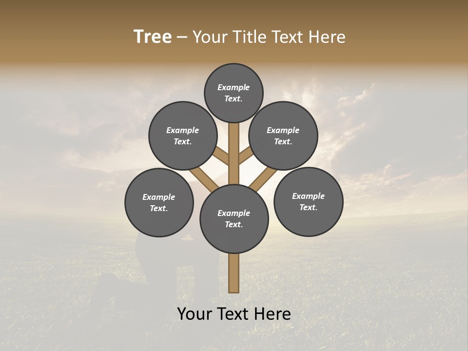 Spirit Dramatic Sunrise PowerPoint Template