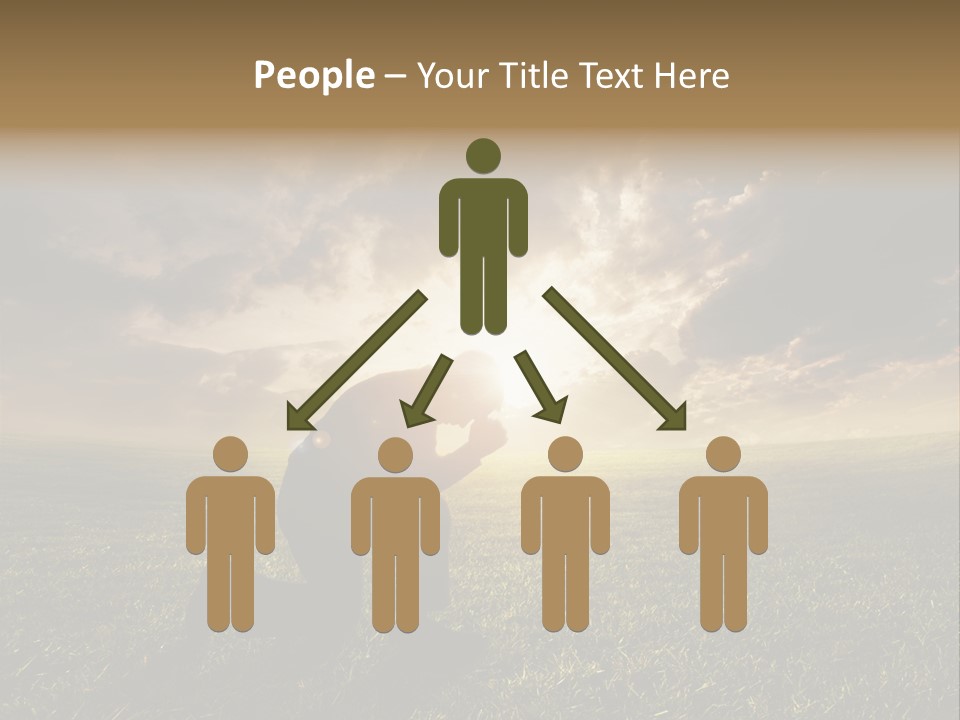 Spirit Dramatic Sunrise PowerPoint Template