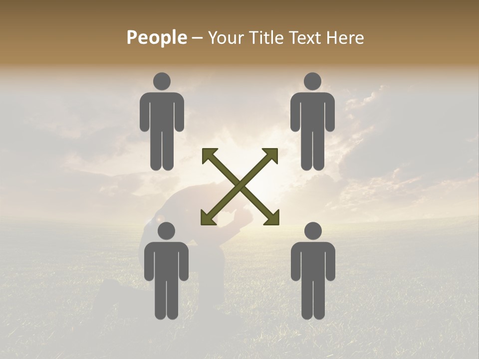 Spirit Dramatic Sunrise PowerPoint Template