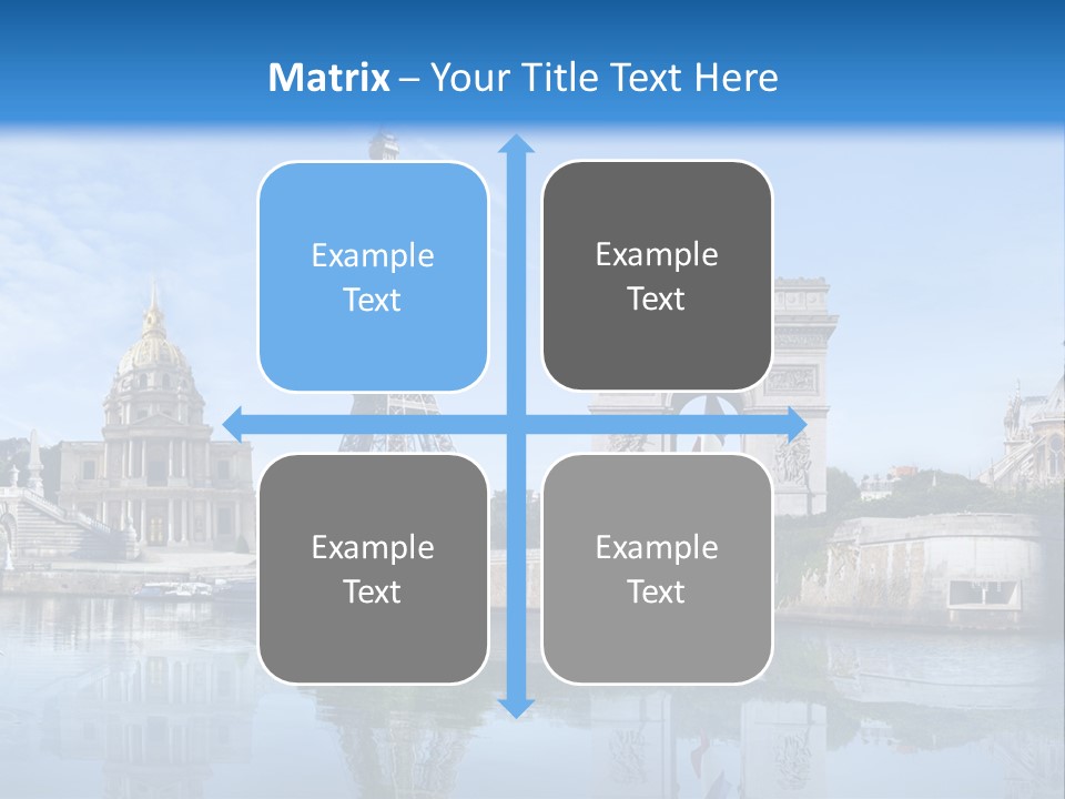 Paris Saintlouis Ciel PowerPoint Template