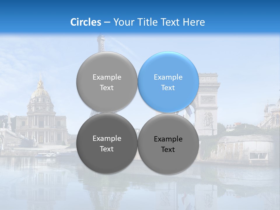 Paris Saintlouis Ciel PowerPoint Template