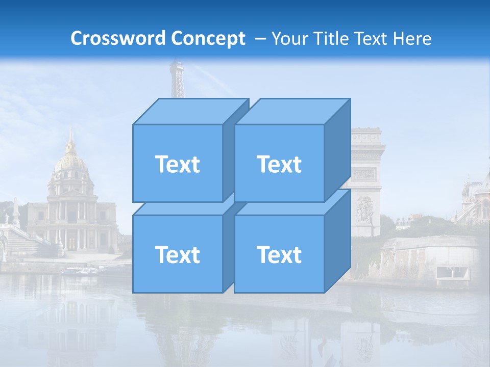 Paris Saintlouis Ciel PowerPoint Template