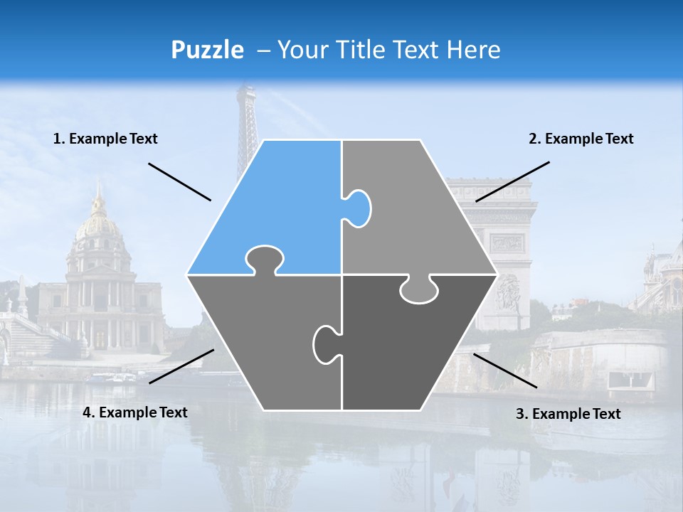 Paris Saintlouis Ciel PowerPoint Template