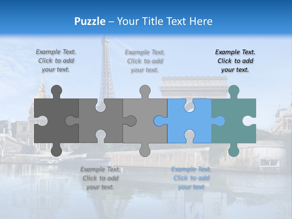 Paris Saintlouis Ciel PowerPoint Template