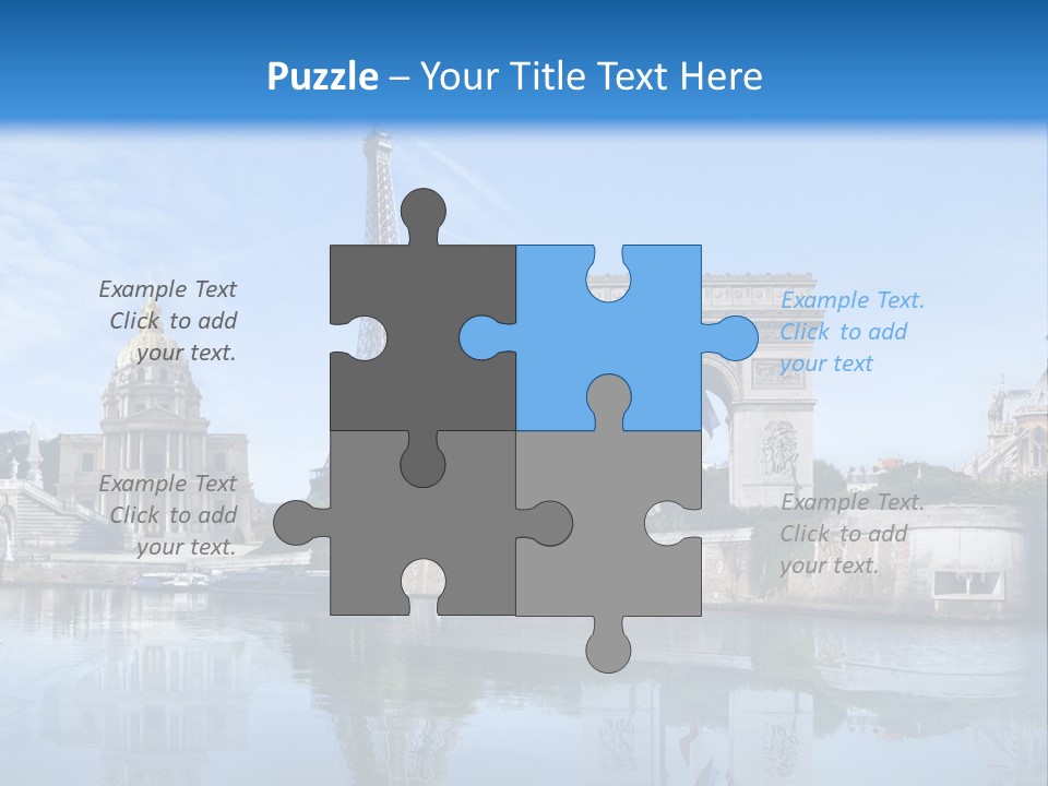 Paris Saintlouis Ciel PowerPoint Template