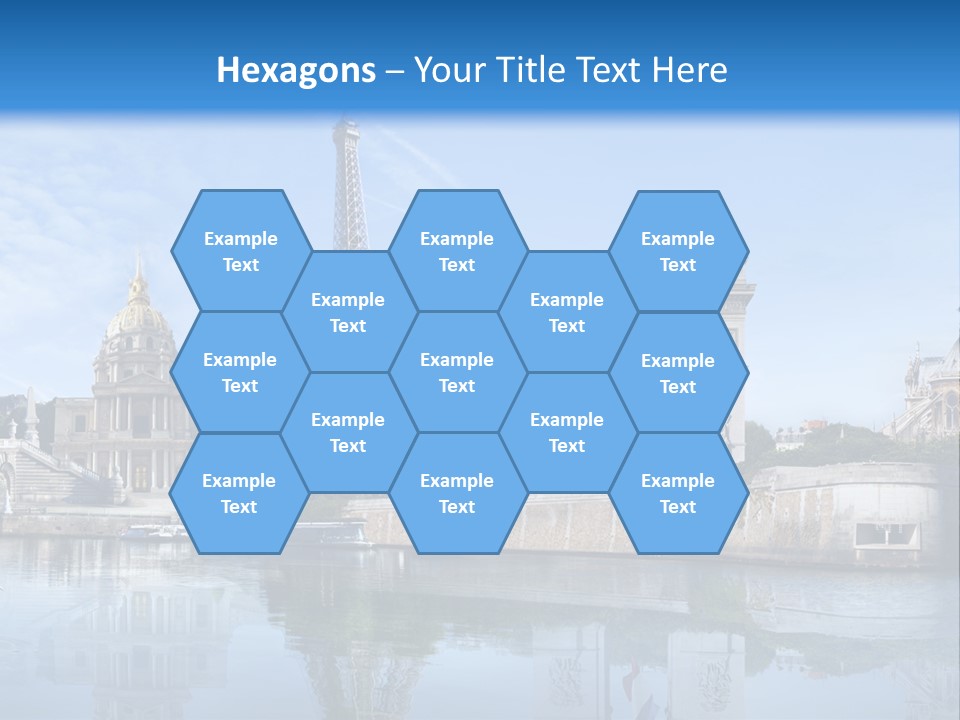 Paris Saintlouis Ciel PowerPoint Template