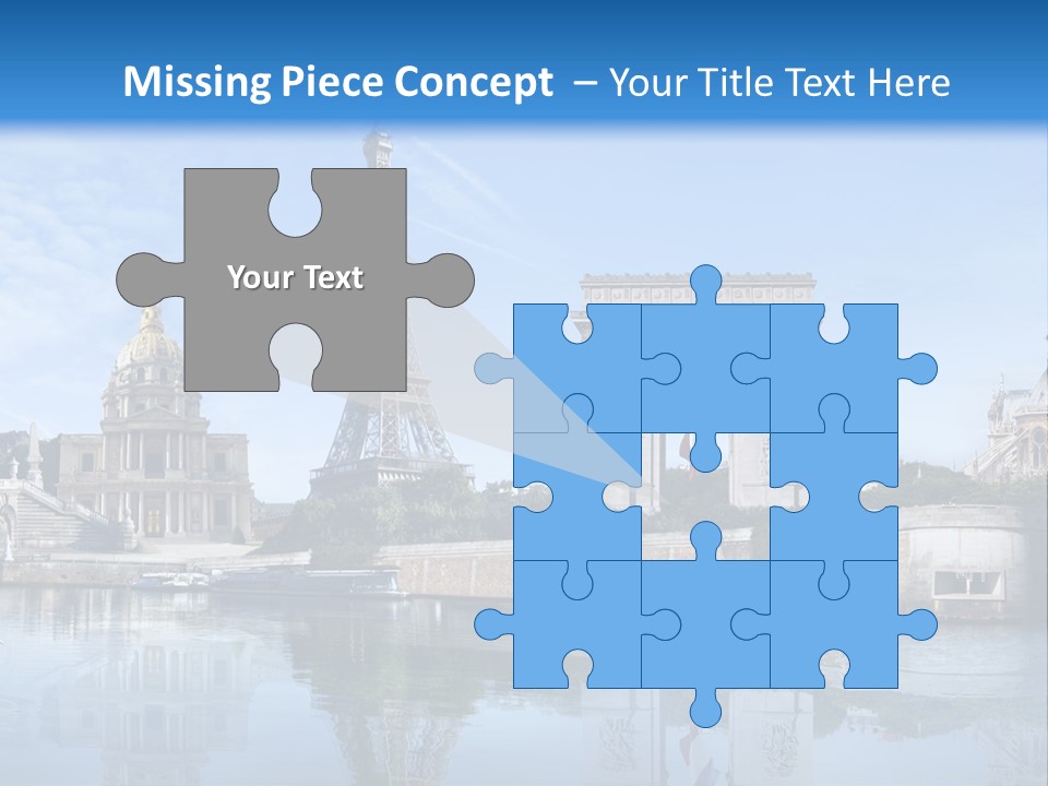 Paris Saintlouis Ciel PowerPoint Template