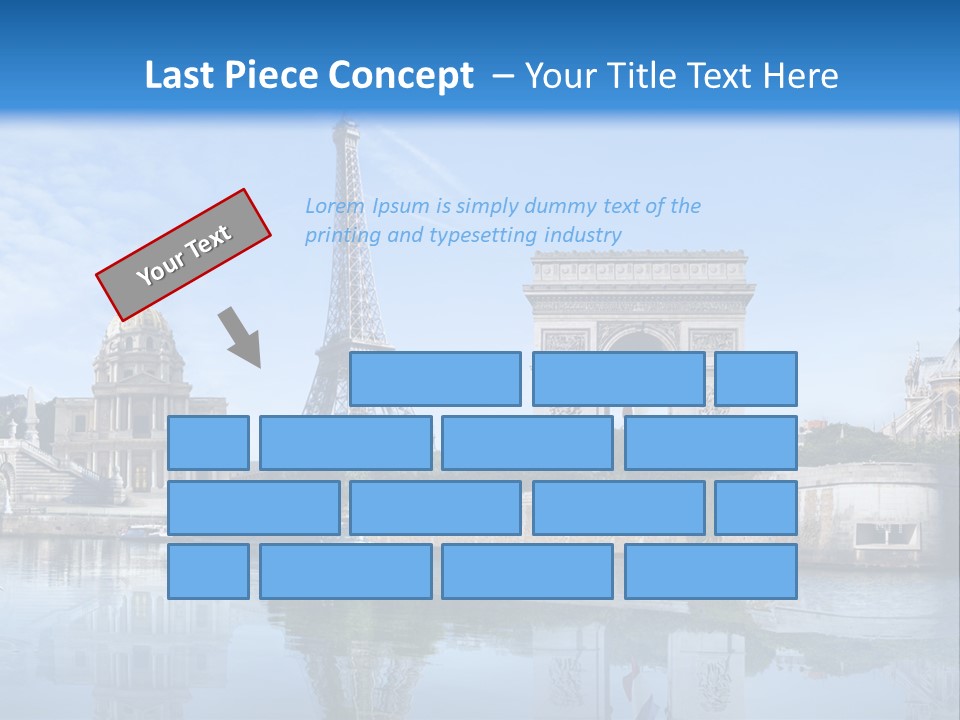 Paris Saintlouis Ciel PowerPoint Template