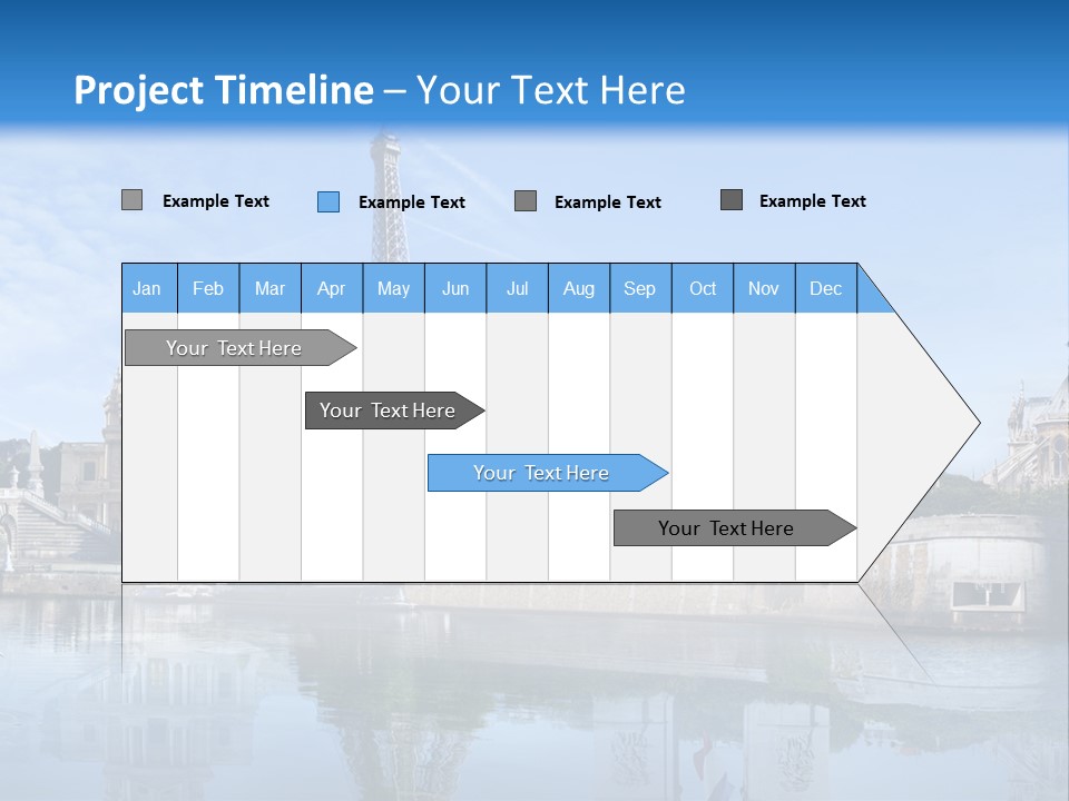 Paris Saintlouis Ciel PowerPoint Template